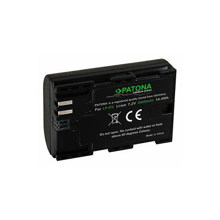 Patona batteria Li-ion LP-E6 2000mAh 7.2V 14.4Wh